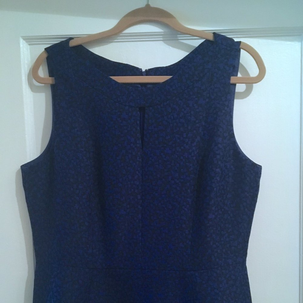 Navy and Blue Tahari Dress